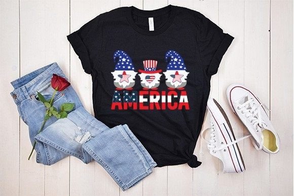 American T-shirt Design: Pug Embroidery Worth Your Thread