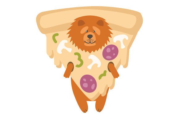 Chow-Chow Dog Wearing Pizza Costume Review