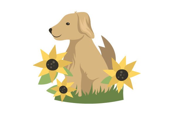 Happy Dog in Sunflower Garden Review