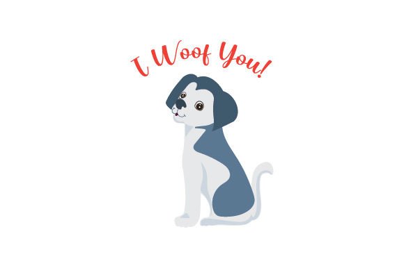 Husky Lab Mix Dog - I Woof You: A Design Review