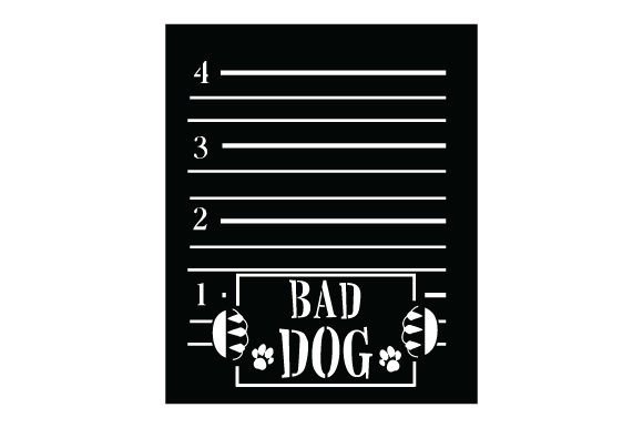 Mugshot Background - Bad Dog, Stencil Review