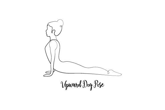 Yoga Upward Dog Pose Line Art: A Designer's Review
